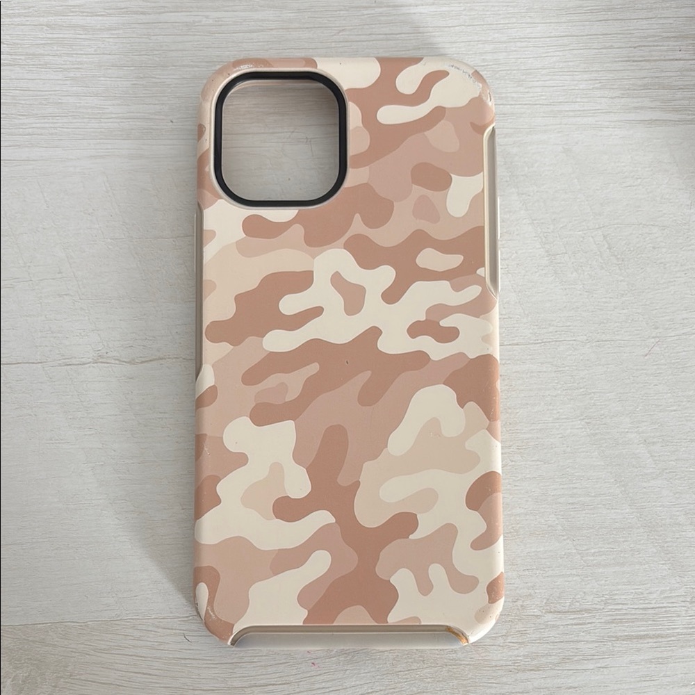 Otter Box iPhone 12 Pro Camouflage Phone Case - Tan and Cream